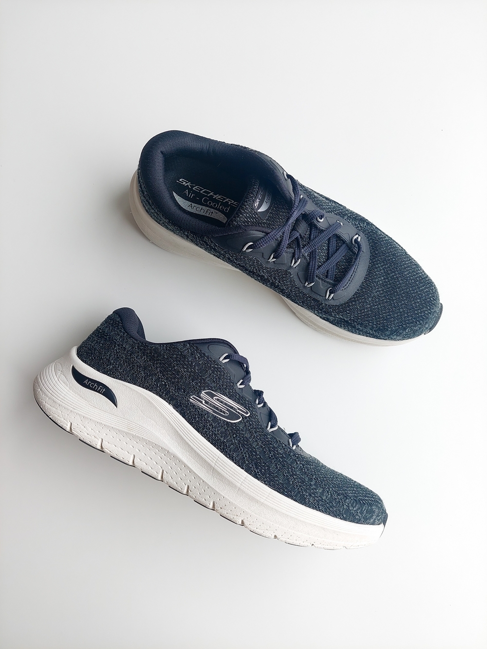 Skechers Arch Fit Men's US 10 (28cm) Sneakers Grey Active Athletic Shoes Sneaker